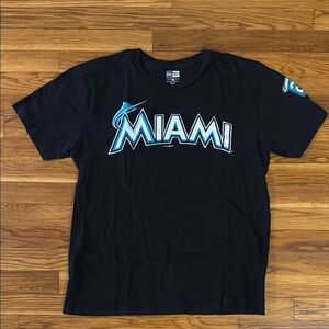 Miami Marlins Black T-Shirt
